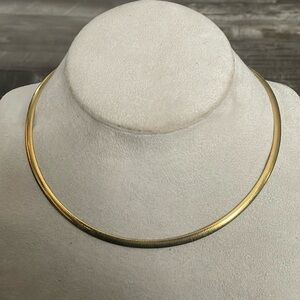 Vintage Bronze Milor Italy Snake Chain